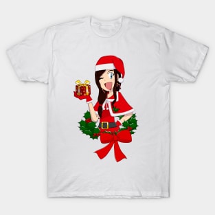 SantaChan w/ Gift T-Shirt